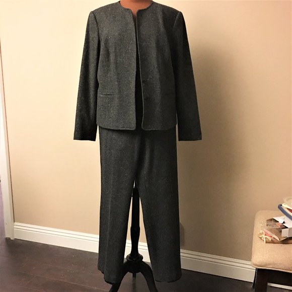 ORVIS Grey Wool Jacket (18) and Pants (16)  NWOT! - Picture 2 of 16